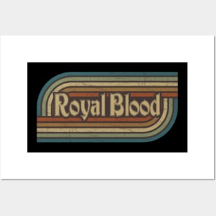 Royal Blood Vintage Stripes Posters and Art